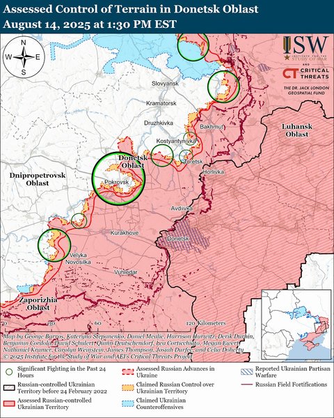 лиманський напрямок карта