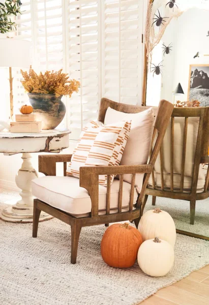 декор комнаты на хэллоуин