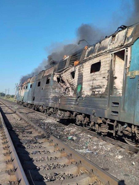 Атака Запоріжжя поїзд удар по поїзду у Запорізькій області 19 липня