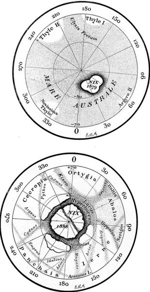 Марс карта 19 століття