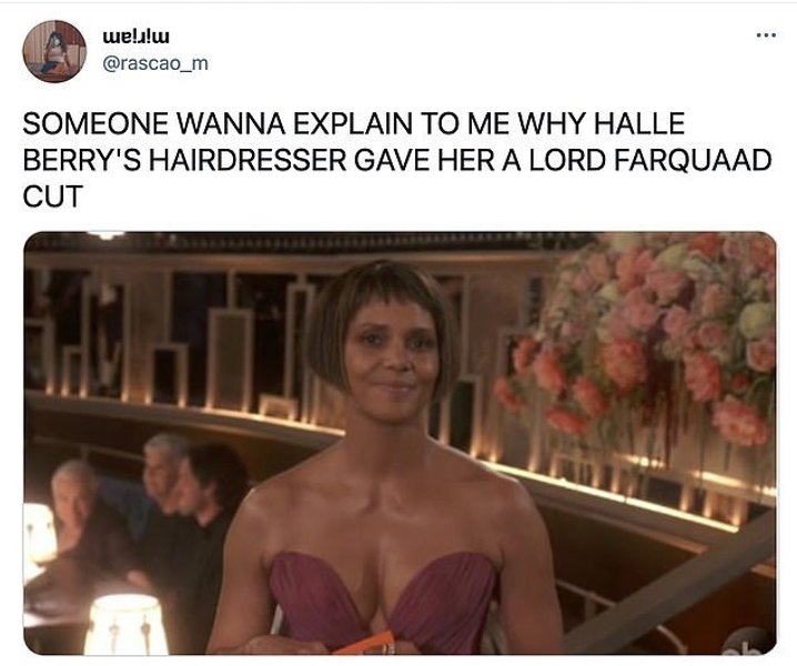 мем, Холли Берри, прическа