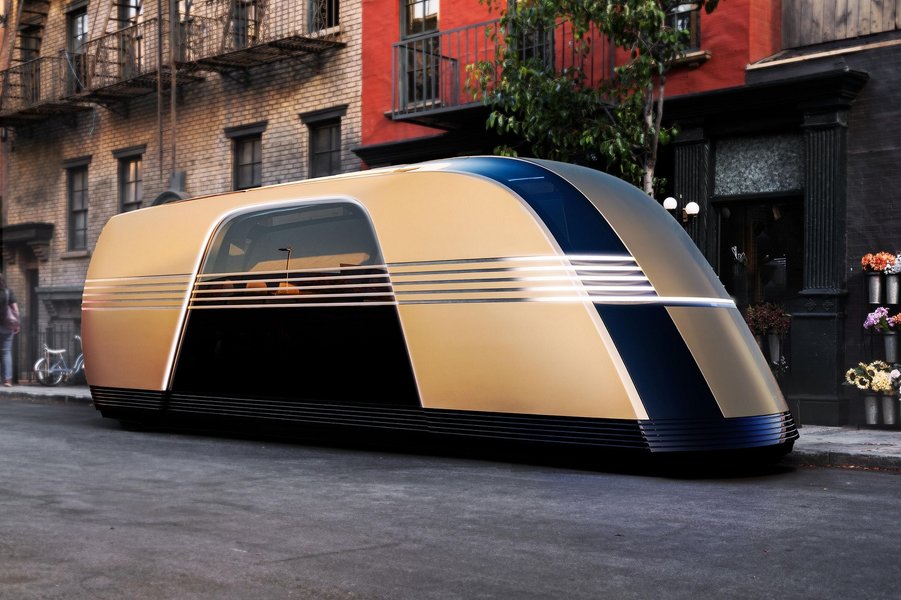 Tesla Robovan отличается футуристическим дизайном