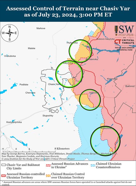 часов яр, карта