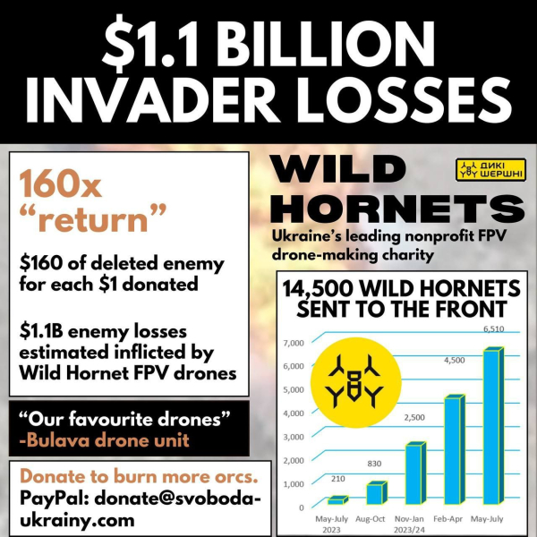 дикі шершні дрони Втрати ЗС РФ