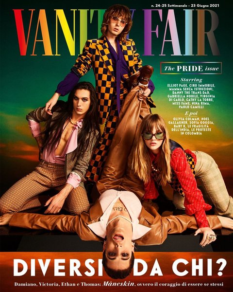 Vanity Fair Italia, Måneskin, обложка
