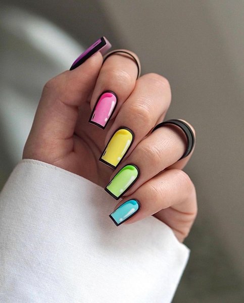 Comic Book Nails, ногти из комикса, 2-D ногти, 2-D маникюр, тренды маникюра, модный маникюр