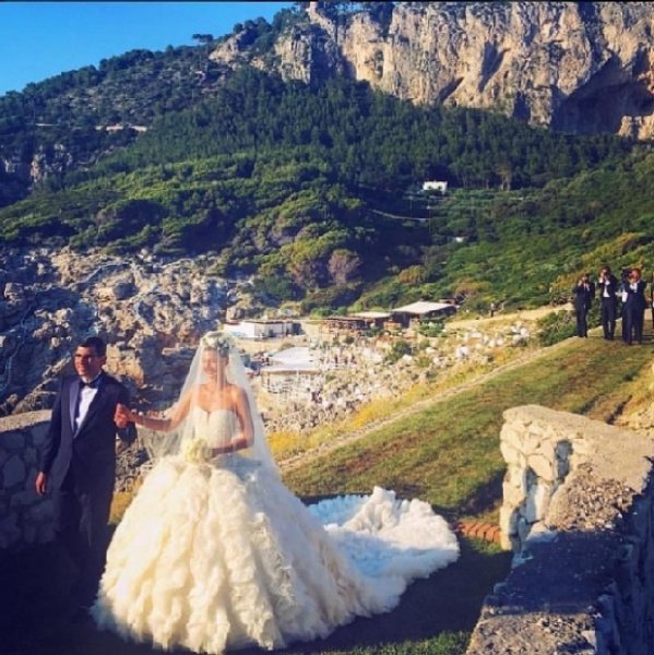 Джованна Батталья свадьба фото