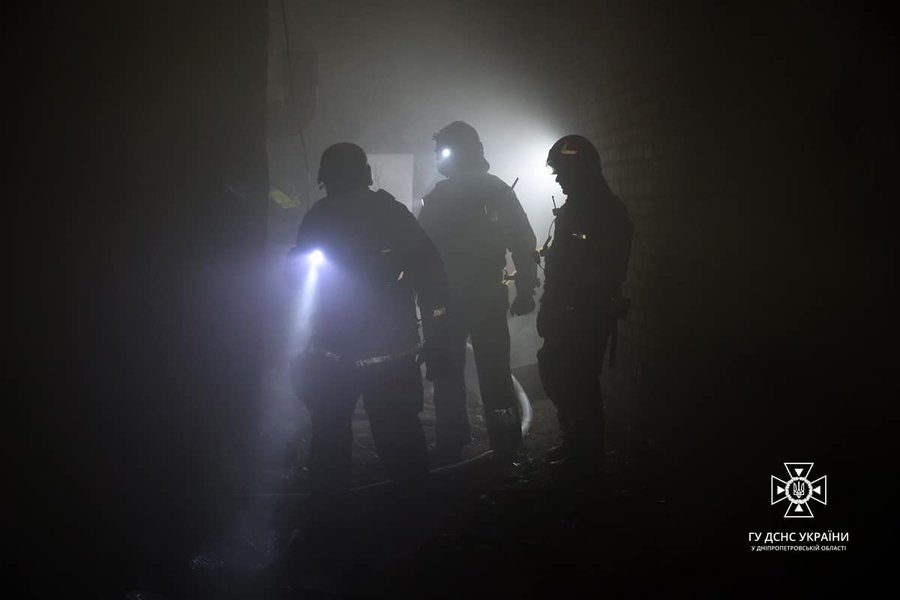 Обстрел Днепра 6 декабря, ГСЧС