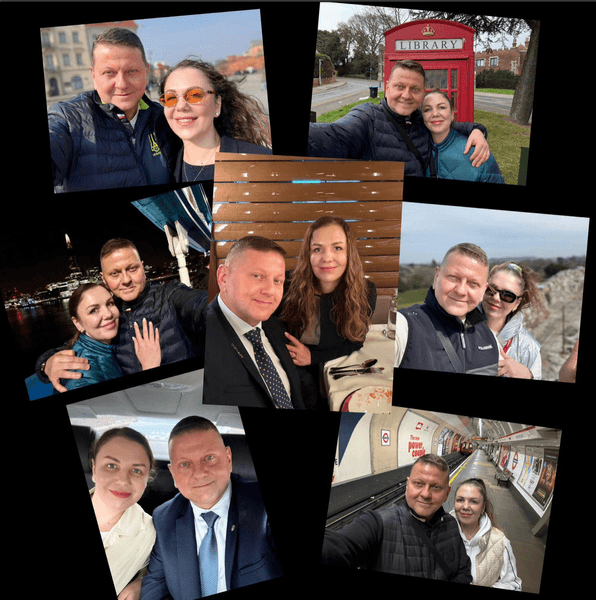 Валерий Залужный с женой Еленой