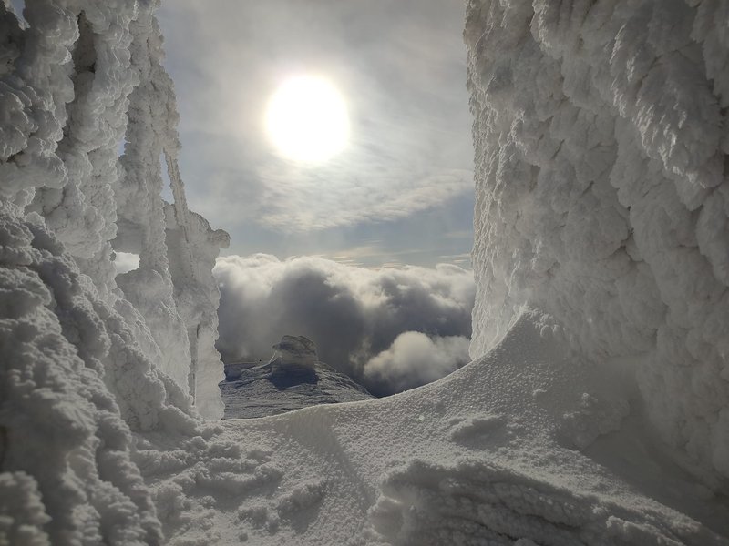 карпаты, снег, спасательная станция