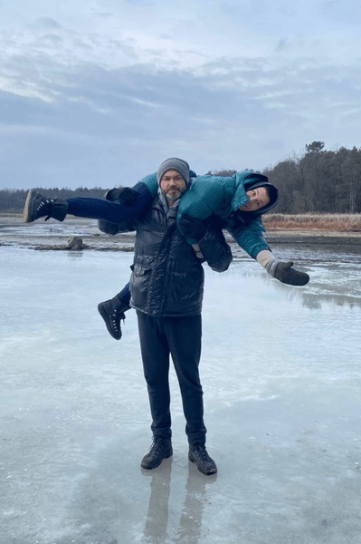 Маша Єфросиніна з чоловіком Тимуром