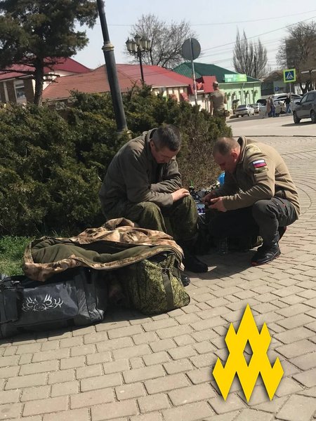 Скопление оккупантов в Джанкое