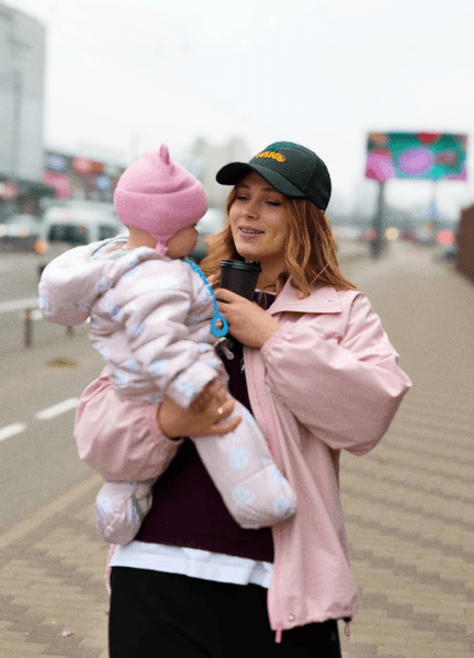 Анна Кошмал с дочерью