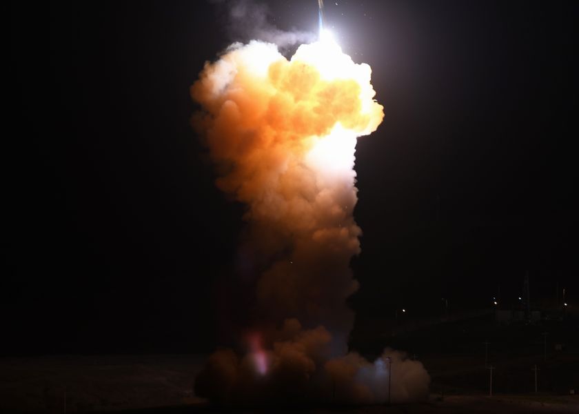 Запуск ракети LGM-30 Minuteman III