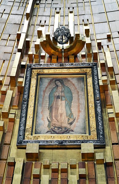 deva gvadelupskay, mexico, hram