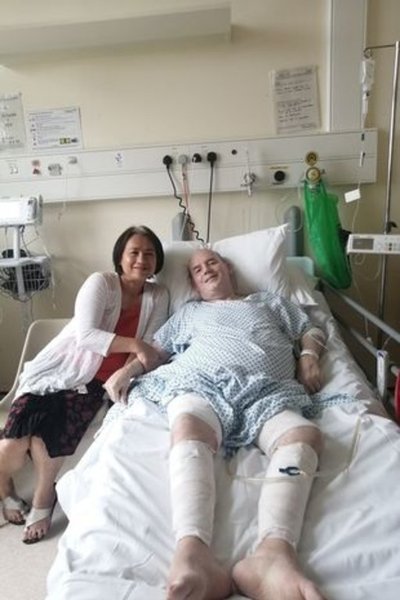 Мужчина, женщина, семья, больница, реанимация, операция,