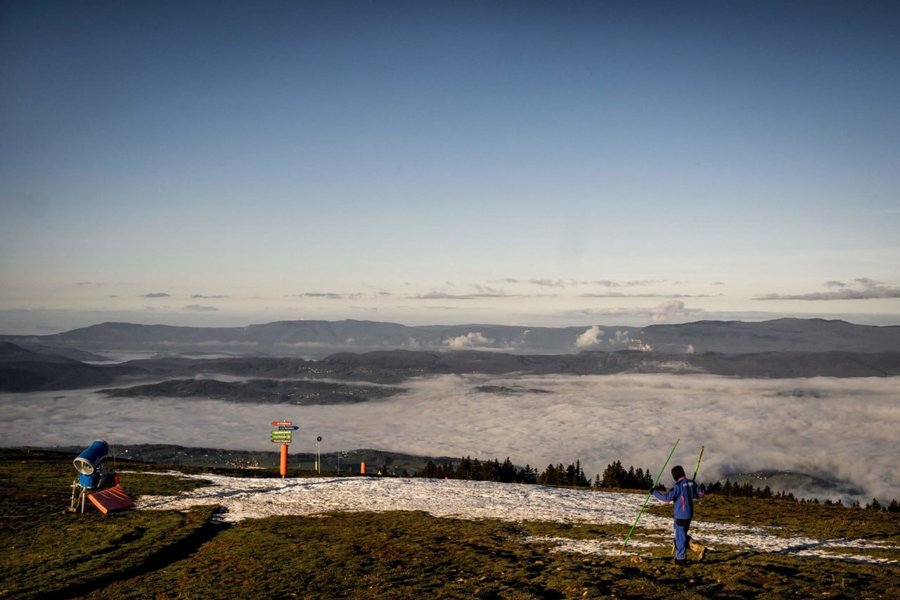 Траси без снігу у Альпах