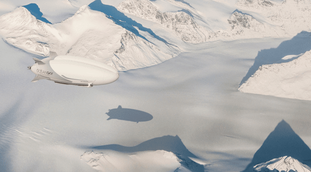 дирижабль, северный полюс