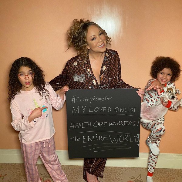 мэрайя кэри, я остаюсь дома, флешмоб