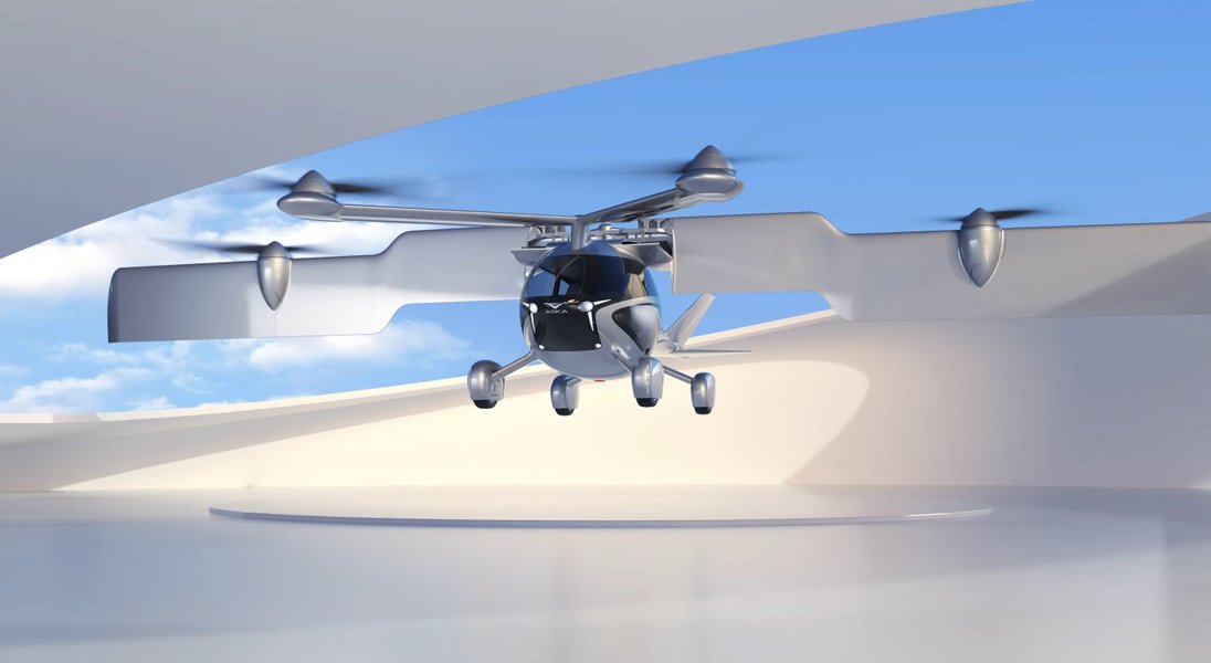 Aska, гибридомобиль, взлет,