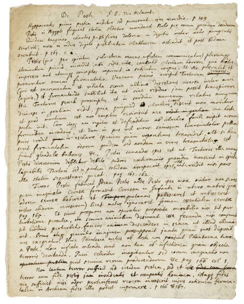 Исаак Ньютон, чума, записки