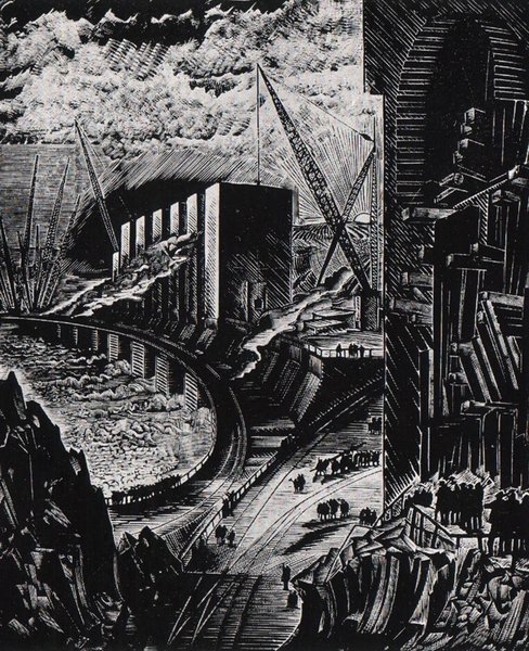 ретро фото, Днепрострой, история, СССР, Днепр, электрификация, ГЭС, электростанция