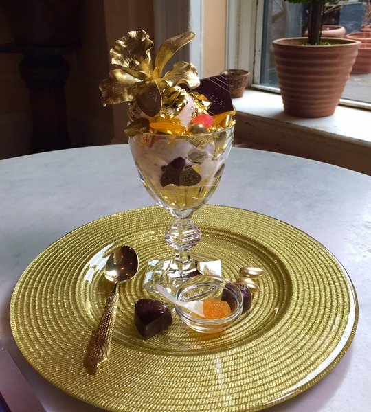 дорогое мороженое, необычное мороженое