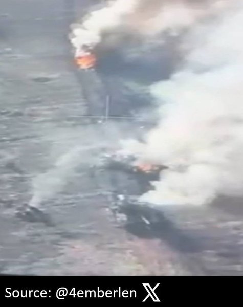 Уничтожена техника РФ на фронте возле Очеретино на фронте