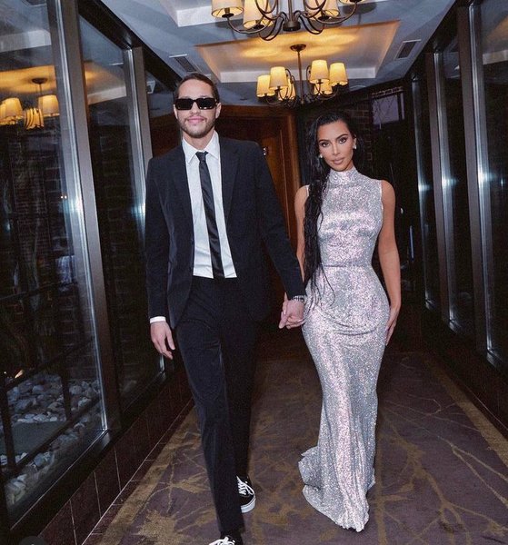 Ким Кардашьян и Пит Дэвидсон 2022 фото