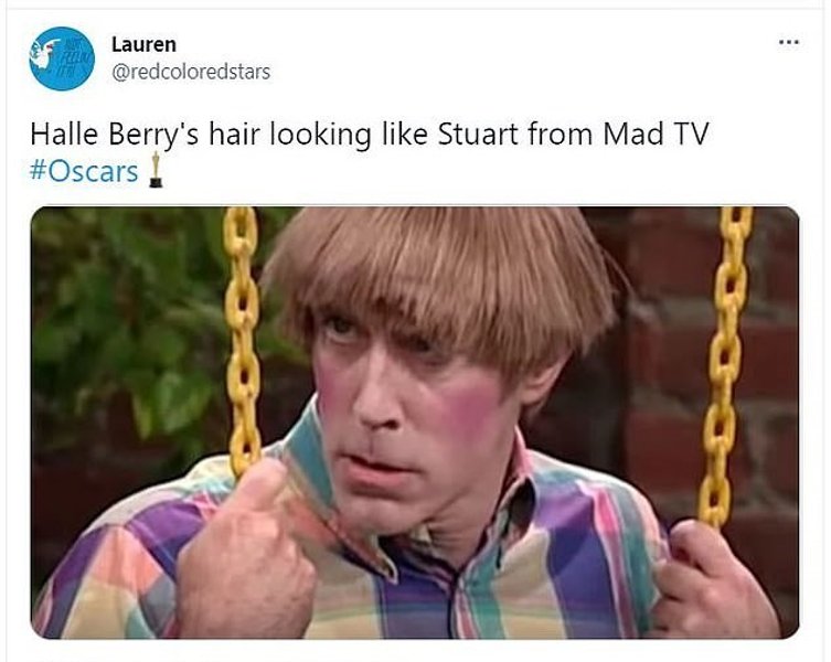 мем, Холли Берри, прическа