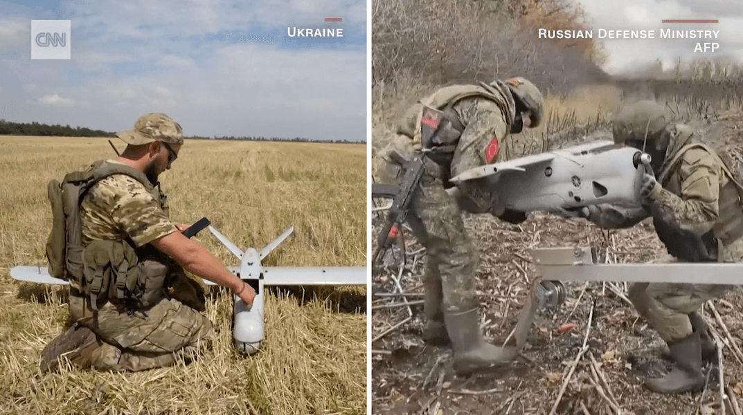 Дрони України та РФ