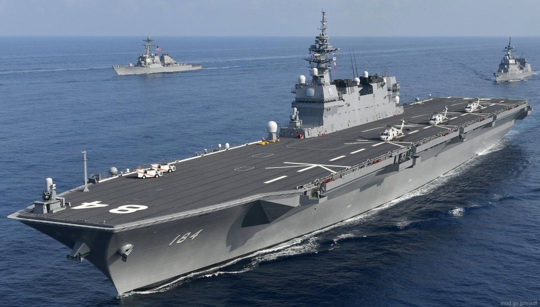 Модернизированный японский авианосец "Кага"