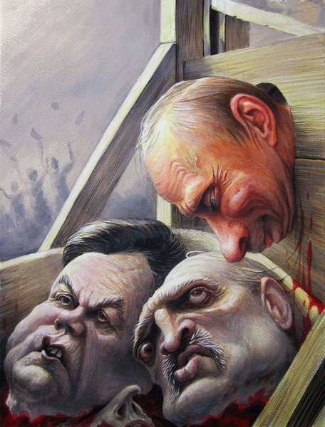 Денис Лопатин, карикатура