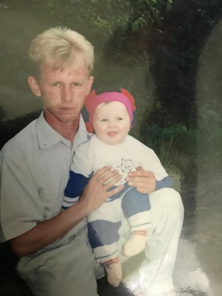 Миша Лебига с папой