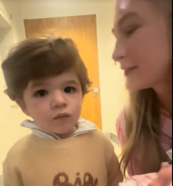 Реакция брата на сестру, брат та сестра, потерял дар речи, не смог скрыть эмоций, увидел сестру, семья, второй ребенок,