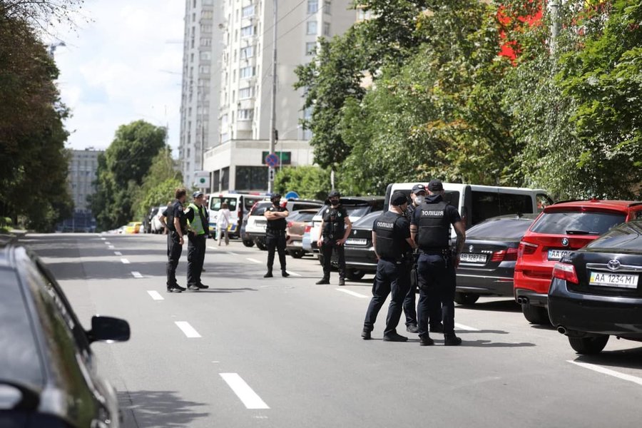 Стрельба в Киеве, полиция