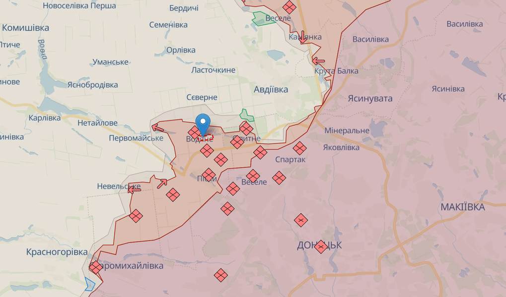 мапа окупованих територій, арта просування ЗСУ, deep state map