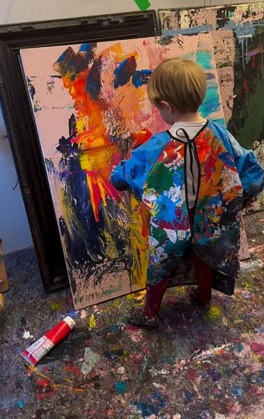 Лоран Шварц, юный художник, продажа картин, курьезы, произведения искусства, Германия, интересные истории