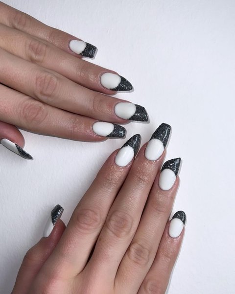 цветной френч, французский маникюр, модный маникюр, маникюр 2022