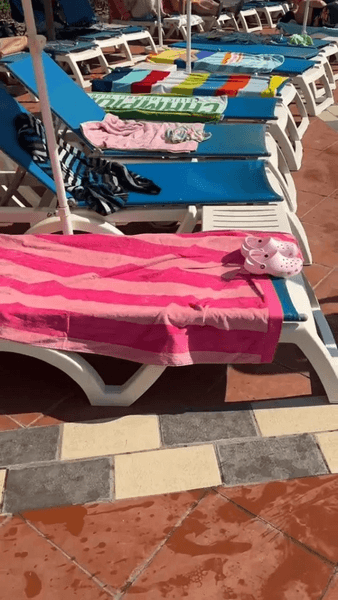 Шезлонги без предупреждения