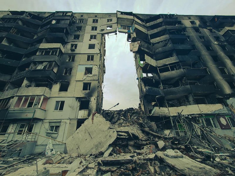 Разрушенная Бородянка, преступления российских солдат