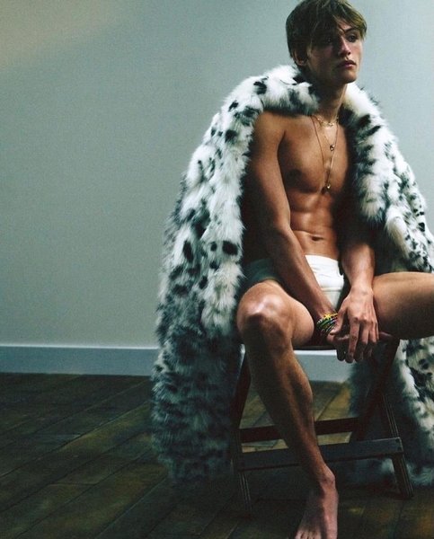 Vogue Hommes, люсьен ридус, сын хелены кристенсен