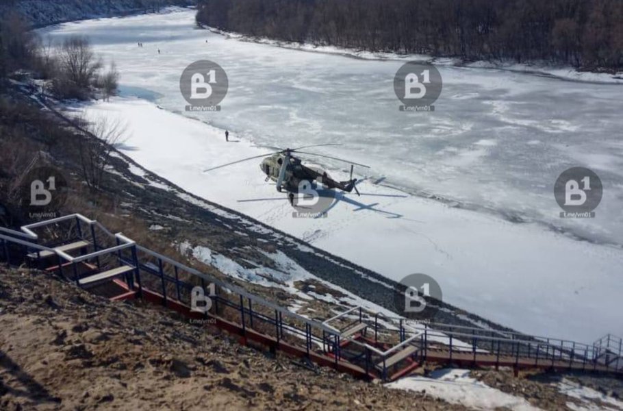 вертолет, ми-8, экстренная посадка, воронежская область, лэп