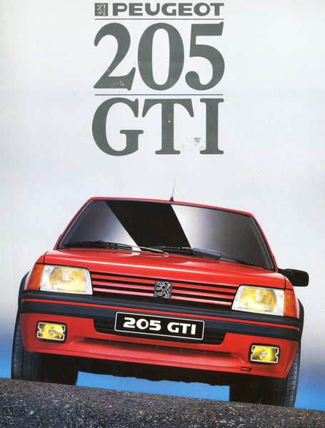 Peugeot 205, хэтчбек Peugeot, Peugeot 205 GTi