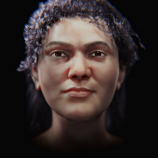 Zlatý kůň, реконструкція обличчя, стародавня людина