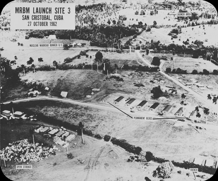 Советские ракеты на Кубе. Фото, сделанное из американского самолета на малой высоте 27 октября