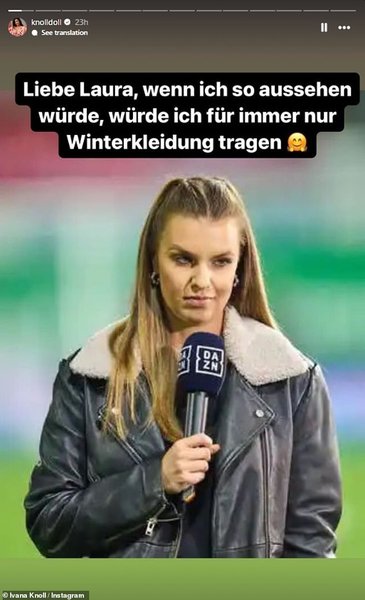 Телеведущая Лаура Вонторра