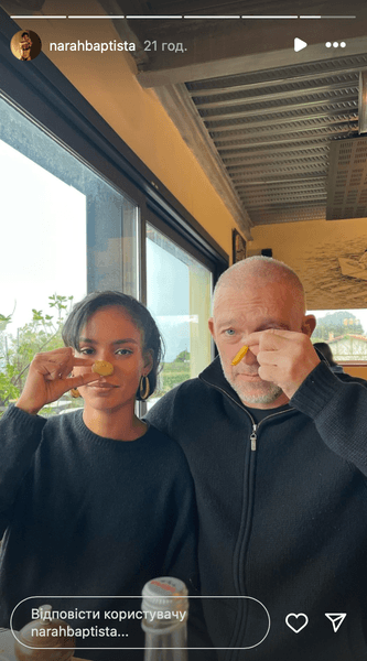 Нара Баптиста и Венсан Кассель