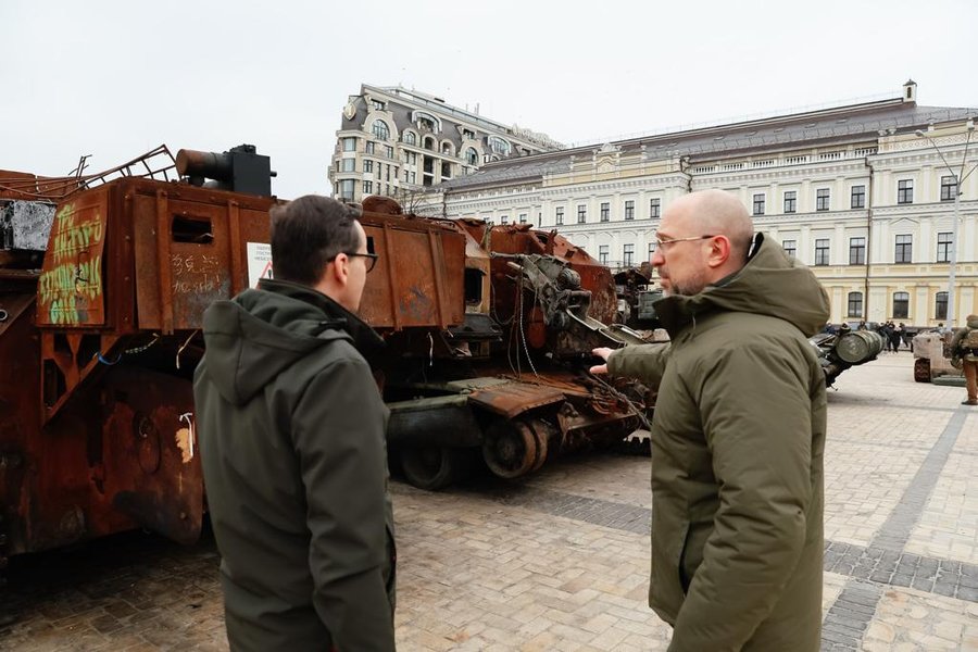 Матеуш Моравецкий, Денис Шмыгаль, киев