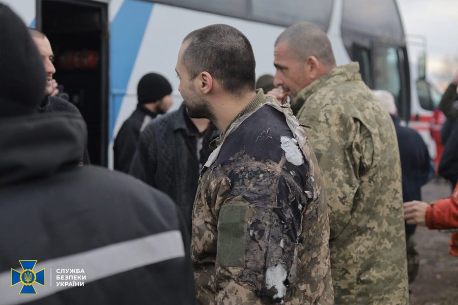 Обмен пленными Украина